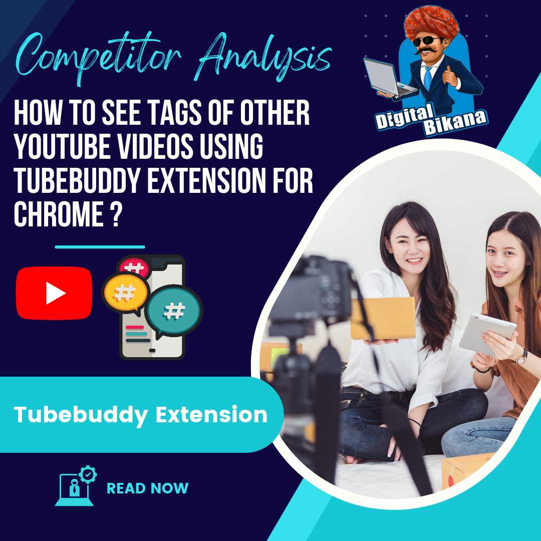 How to see tags of other YouTube videos using Tubebuddy