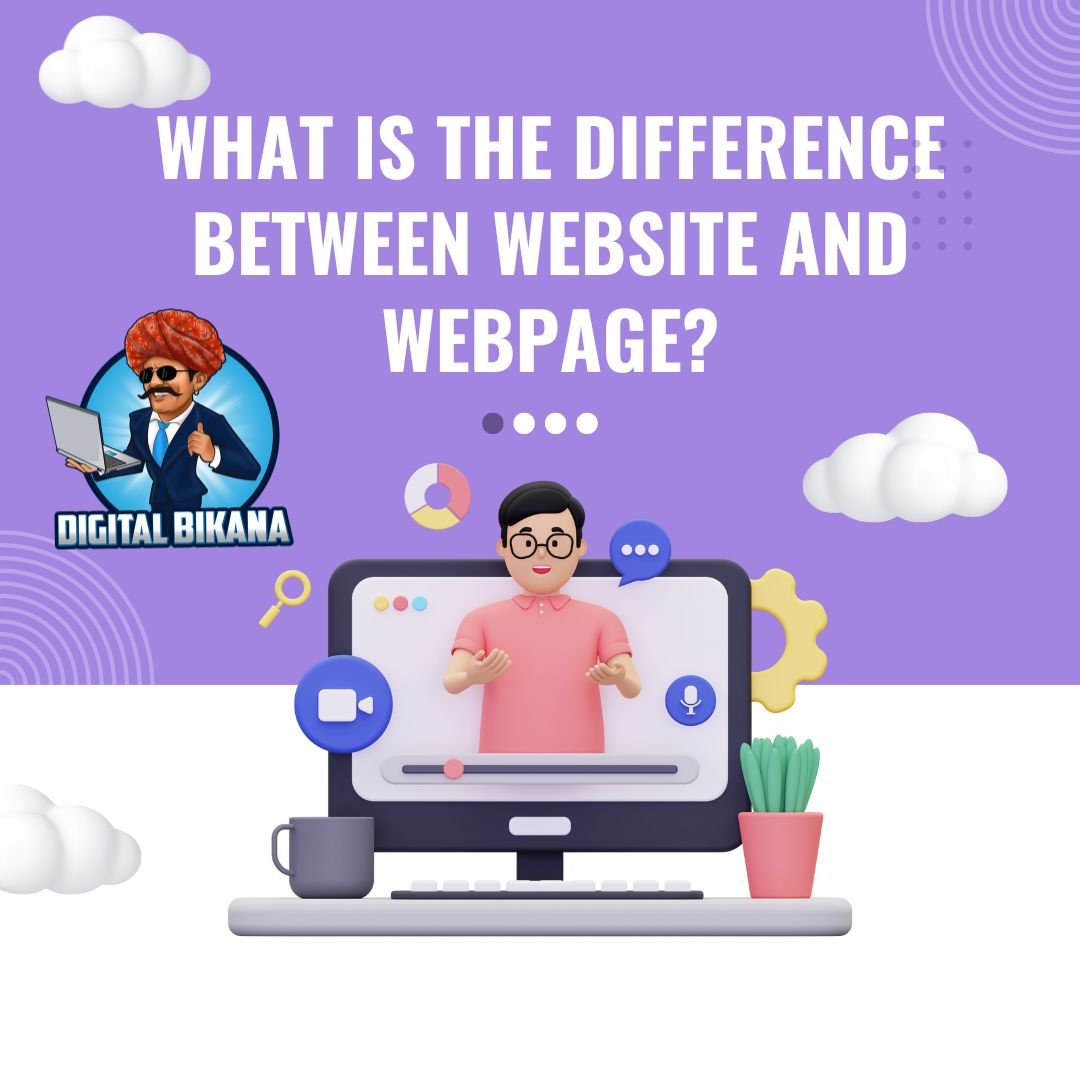 What is the difference between Website and Webpage with example