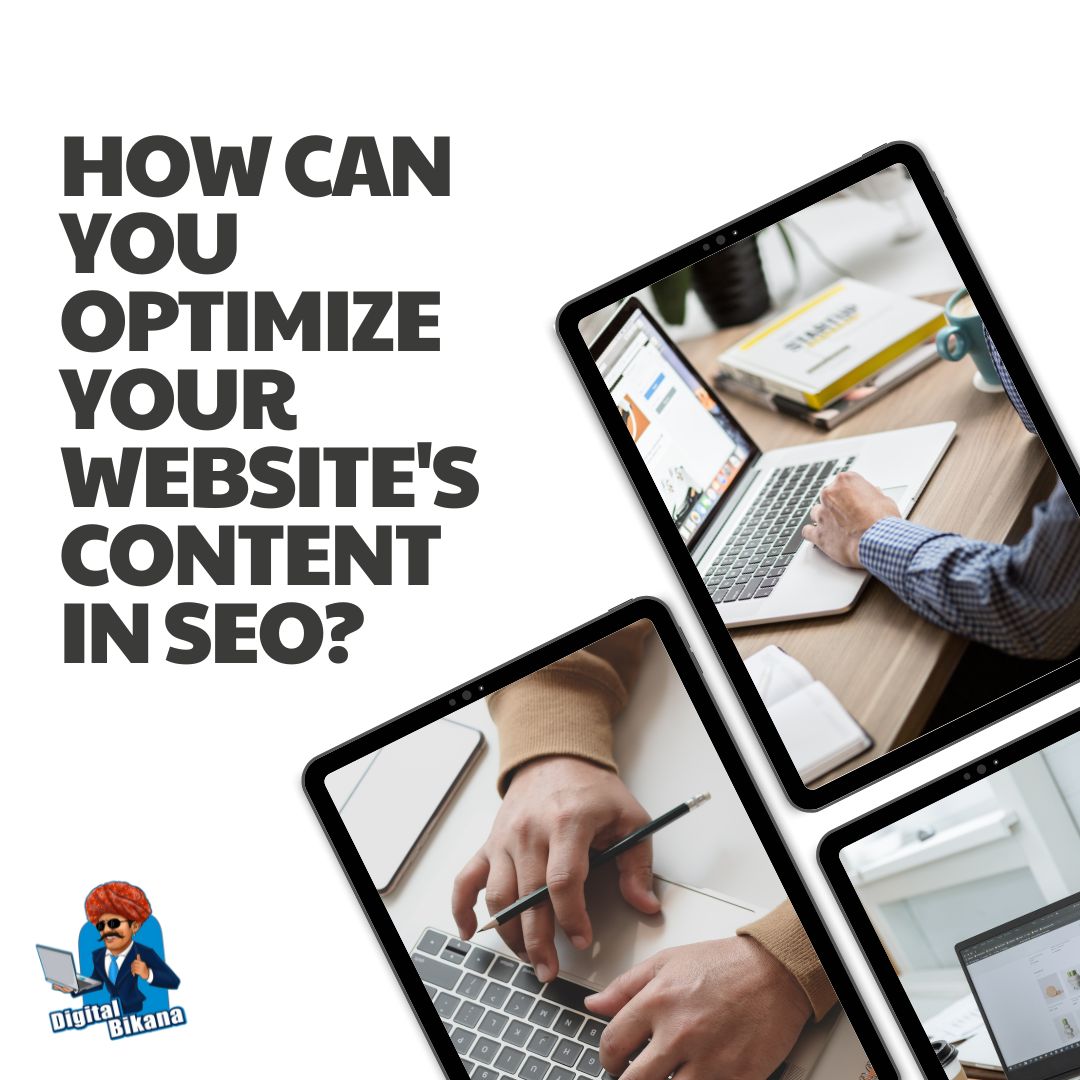 How can you Optimize your Website’s content for SEO