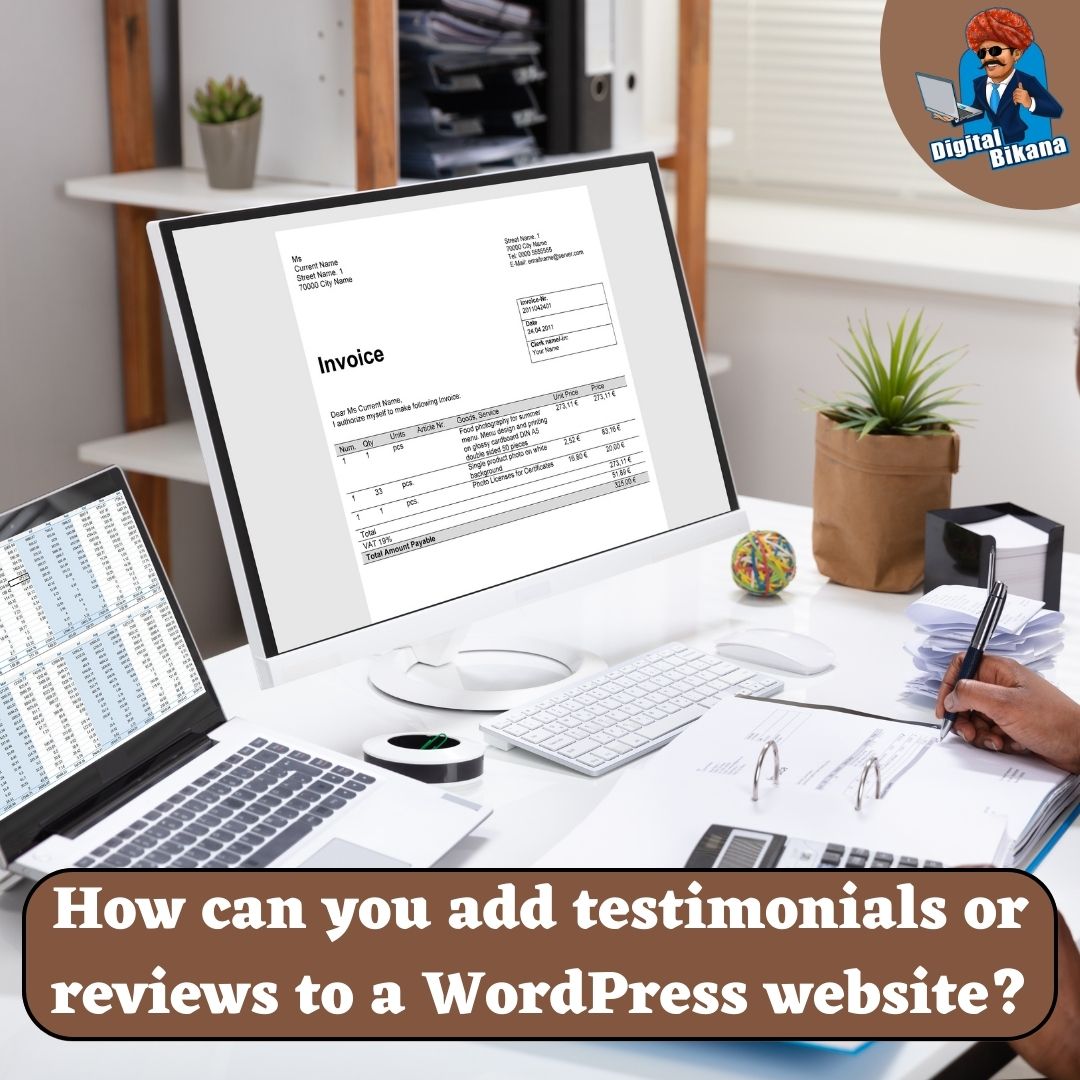 How can you add testimonials or reviews to a WordPress website