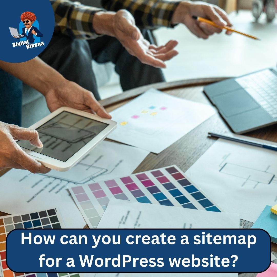 How can you create a sitemap for a WordPress website?